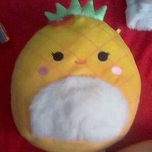 Pineapple Plush Kids Pillow - Yellow and Green